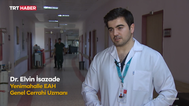 Azerbaycanlı doktor Adıyaman'da onlarca cana umut oldu. (TRT HABER)